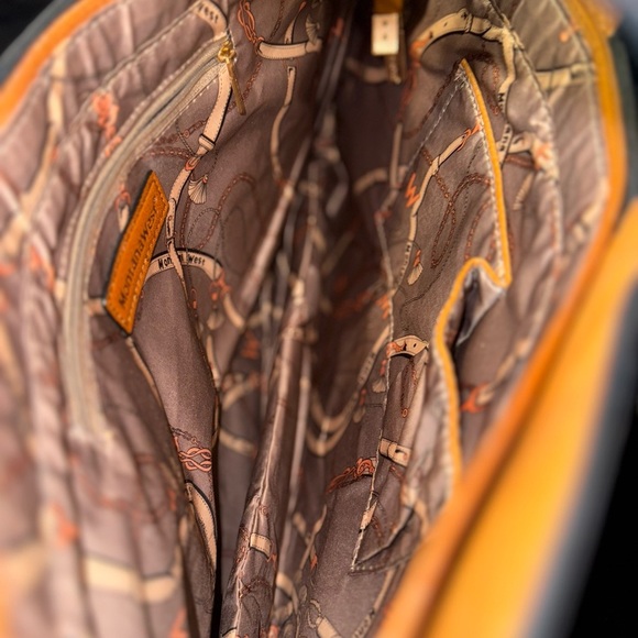 Montana West Camel and Black Tote - Picture 6 of 10